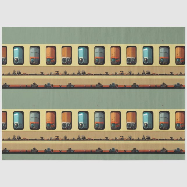 Papel de seda de tren (Anverso)