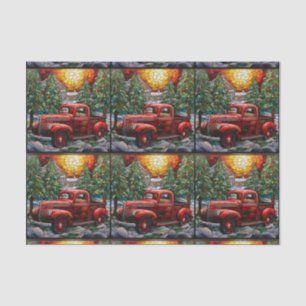 Papel de seda de vidrio emplomado de Navidad 27
