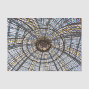 Papel de seda de vidrio tintado colorido París Fra
