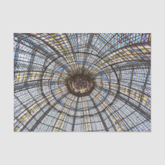 Papel de seda de vidrio tintado colorido París Fra
