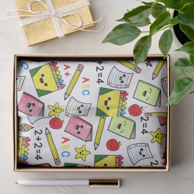 Papel De Seda De vuelta a la escuela (Regalo )