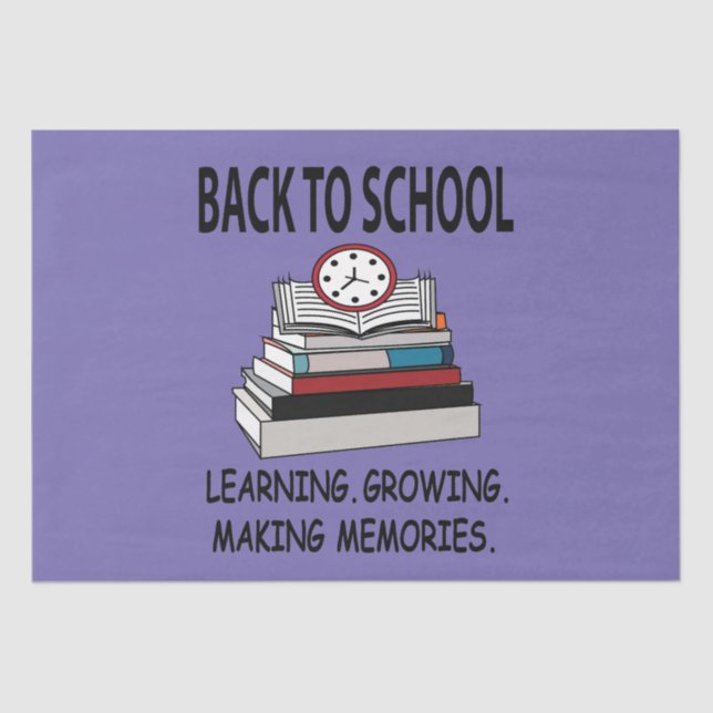 Papel De Seda De Vuelta Al Colegio De Estudiantes (Anverso)