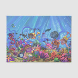 Papel De Seda Debajo del mar