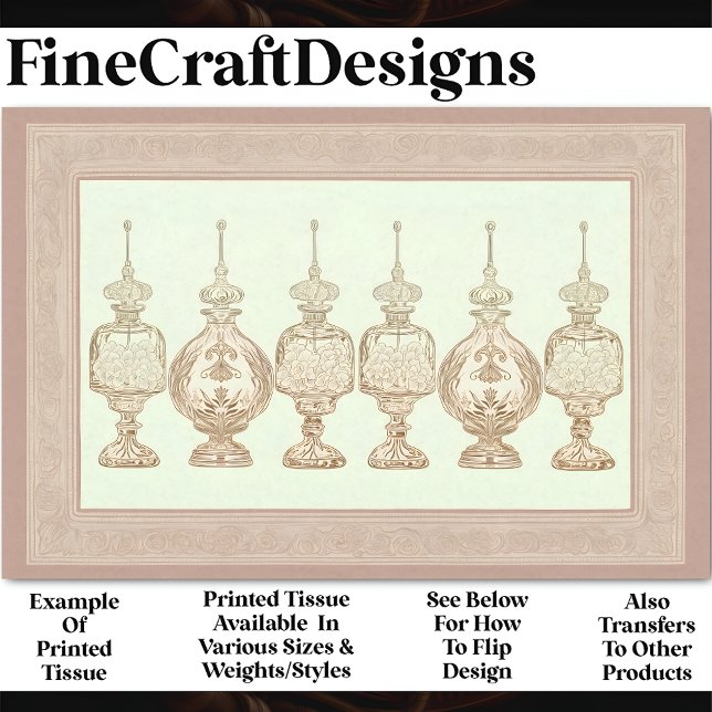 Papel De Seda Decanadores de frascos de perfume beige suave de d (Subido por el creador)