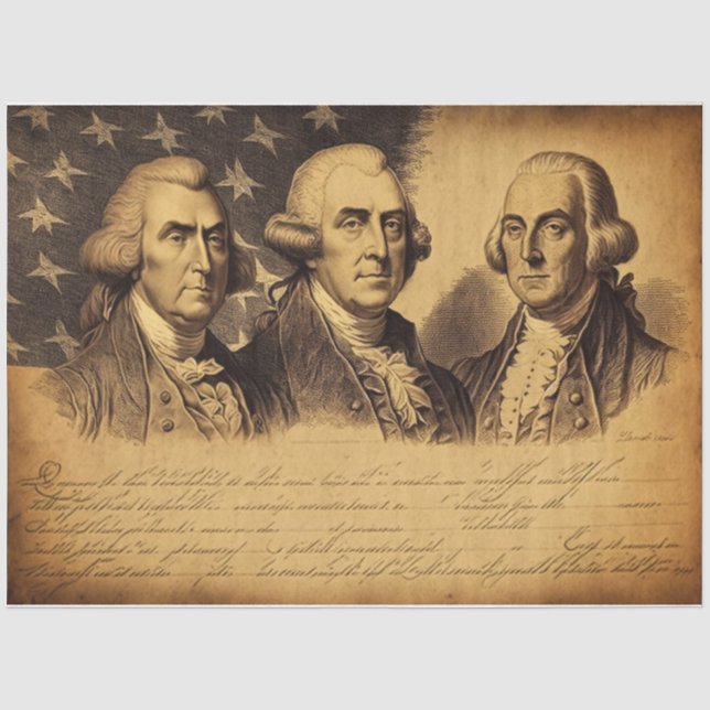 Papel De Seda Declaración de Independencia (Anverso)