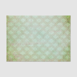 Papel De Seda Deco de arte verde angustiado