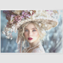 Papel De Seda Decoción de Era Marcella de 1920