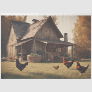 Papel De Seda Decodificación rústica de pollo de 18 libras