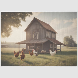 Papel De Seda Decodificación rústica de pollo de 18 libras