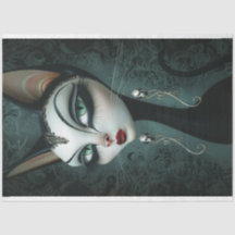 Decograma glamuroso del gato