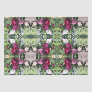 Papel De Seda Decoloración de la cosecha de Rosa floral
