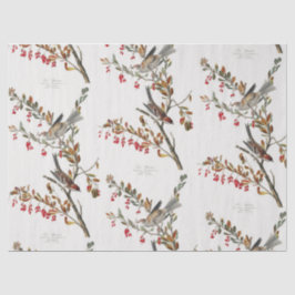 Papel De Seda Decoloración de patrones de filas y ramas