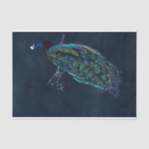 Decoración azul vintage de Peacock Midnight