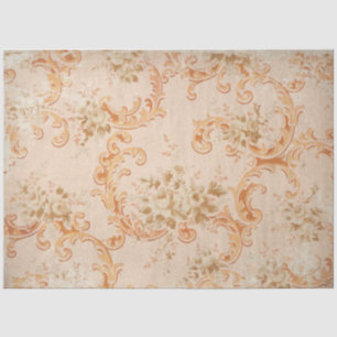 Papel De Seda Decoración barroca vintage de la pintura rococó