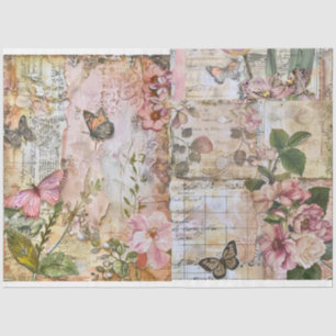 Papel De Seda Decoración de arte abstracto de vintage