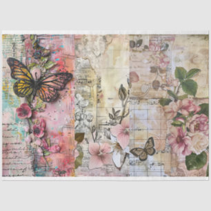 Papel De Seda Decoración de arte abstracto de vintage