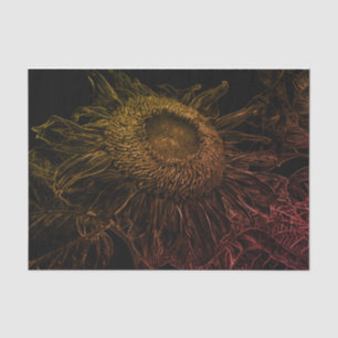 Papel De Seda Decoración de arte floral rosa color dorado giraso