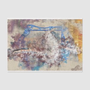 Papel De Seda Decoración de ballet de Artwork College