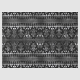 Papel De Seda Decoración de estilo Art Deco Plata y Negro