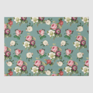 Papel De Seda Decoración de flores victorianas vintage - Marple