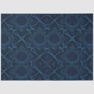 Papel De Seda Decoración de fondo del diseño Metalizado azul rea