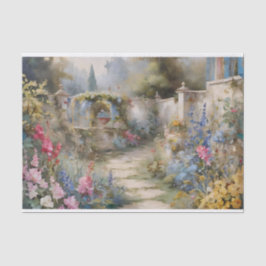 Papel De Seda Decoración de jardines encantados