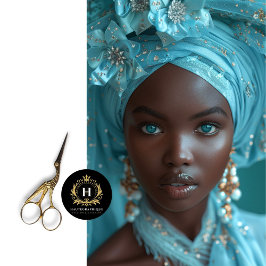 Papel De Seda Decoración de la altura del cristal azul turquesa