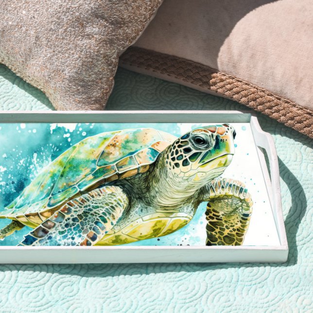 Papel De Seda Decoración de la tortuga del Mar Verde (Subido por el creador)