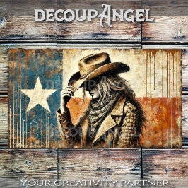 Papel De Seda Decoración de la Vaquera del Orgullo de Texas