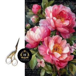 Papel De Seda Decoración de las flores de color rosado de Rubor