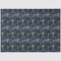 Decoración de lujo en estilo Art Déco Azul y Oro