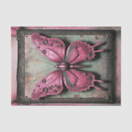 Papel De Seda Decoración de mariposa Metalizado de Steampunk