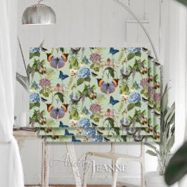 Papel De Seda Decoración de mimbre de mariposa floral vintage Ep