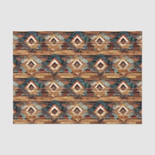 Papel De Seda Decoración de motivos occidentales de madera falsa