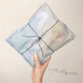 Papel De Seda Decoración De Ondas Azules De La Arena Pastel De L