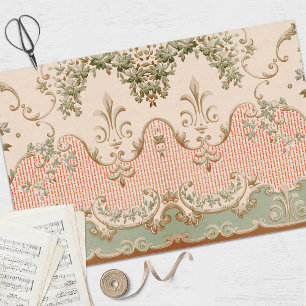 Papel De Seda Decoración de patrones decorativos de la Casa de l