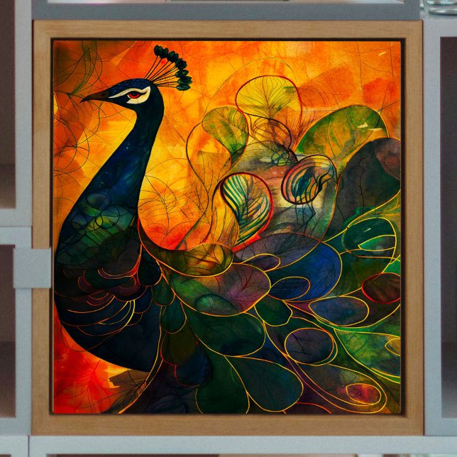 Papel De Seda Decoración de pavo real brillante (Subido por el creador)