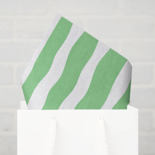 Papel De Seda Decoración de rayas modernas retro de vegetación