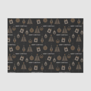 Papel De Seda Decoración decorativa moderna Art Deco Gol negro v