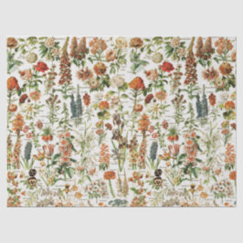 Papel De Seda Decoración del Collage de Flores Vintage