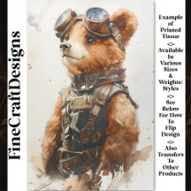 Decoración del Explorador del cubo de oso marrón d