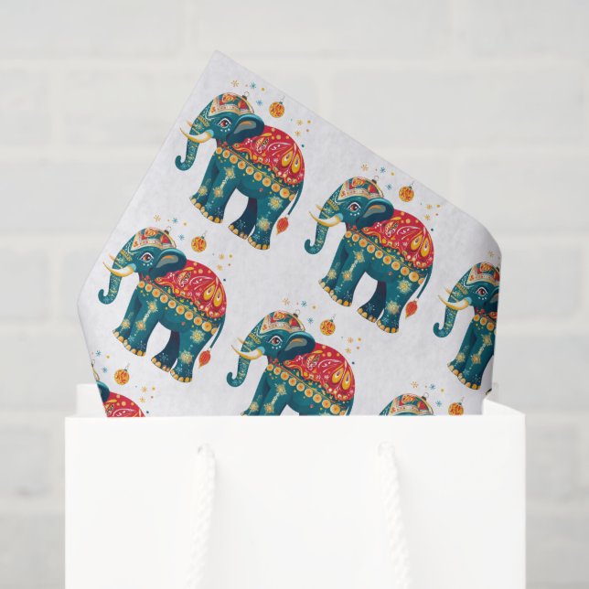 Papel De Seda Decoración del Festival Hindú (Bolsa de regalo)