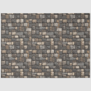 Papel De Seda Decoración del patrón de adoquín