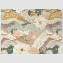 Papel De Seda Decoración del patrón floral de la elegancia japon