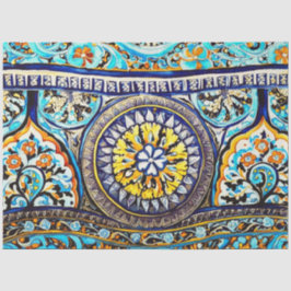 Papel De Seda Decoración floral de mallica española romana