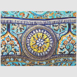 Papel De Seda Decoración floral de mallica española romana