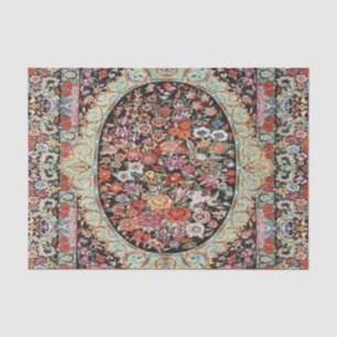 Papel De Seda Decoración floral turca vintage de los años 60