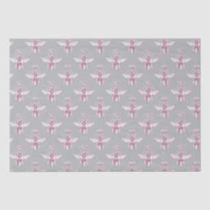 Papel De Seda Decoración gris rosa de la Reina de la Vintage