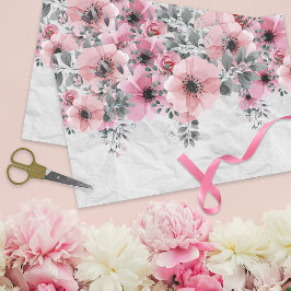 Papel De Seda Decoración romántica elegante anticuaria