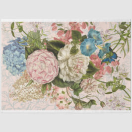 Papel De Seda Decoración rosa-florida